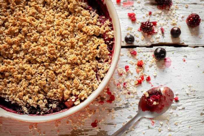 Crumble alle Fragole Ricetta - Farm65