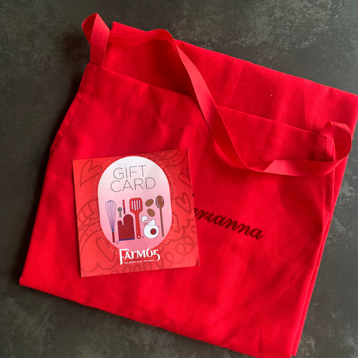 FOOD EXPERIENCE + GREMBIULE PERSONALIZZATO